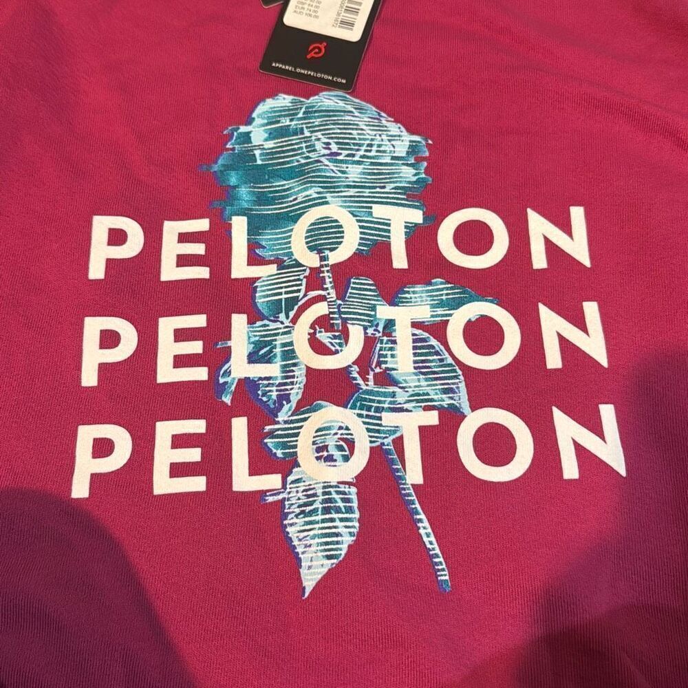 NWT Peloton Women‎ Oversized Crewneck Long Sleeve Logo Casual Sweatshirt Med - Picture 4 of 7